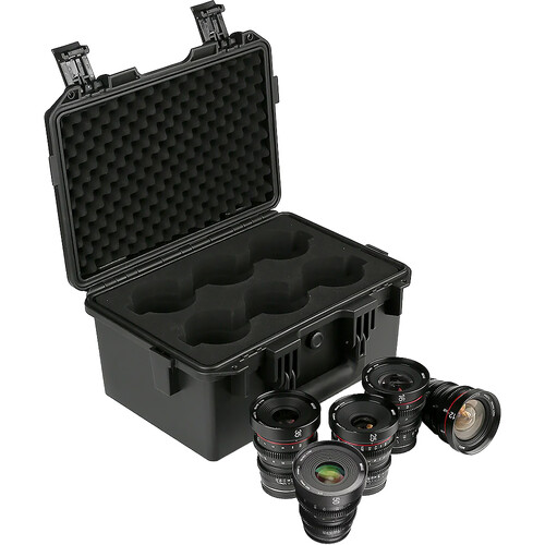 Meike Super 35 Mini Prime T2.2 5-Lens Kit with Case (Canon RF)