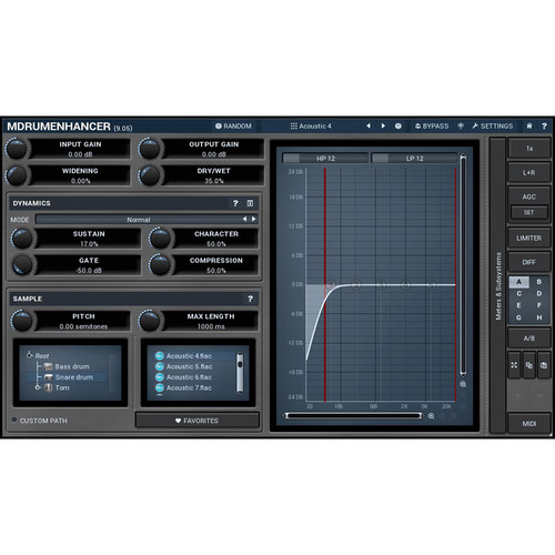 MeldaProduction MDrumEnhancer - Drum Track Mapping Plug-In (Download)