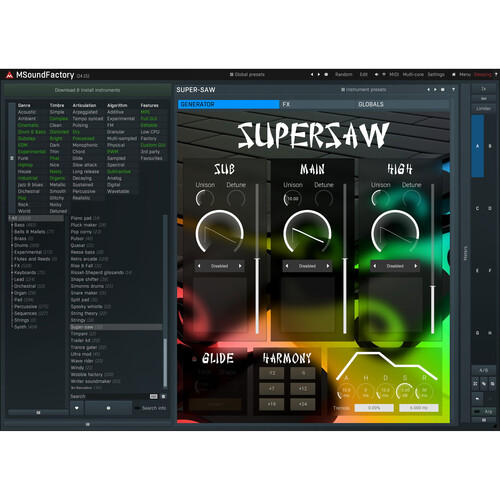 MeldaProduction MSoundFactoryLE Ultimate Modular Virtual Instrument Software Plug-Ins (Download)