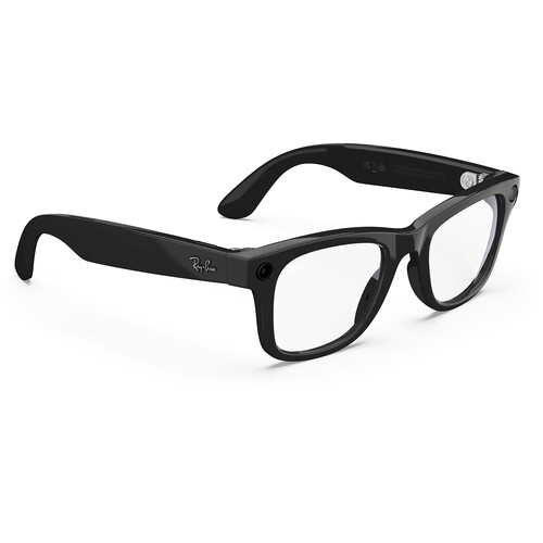 Meta Ray-Ban Wayfarer Glasses (Shiny Black Standard Gen 1)
