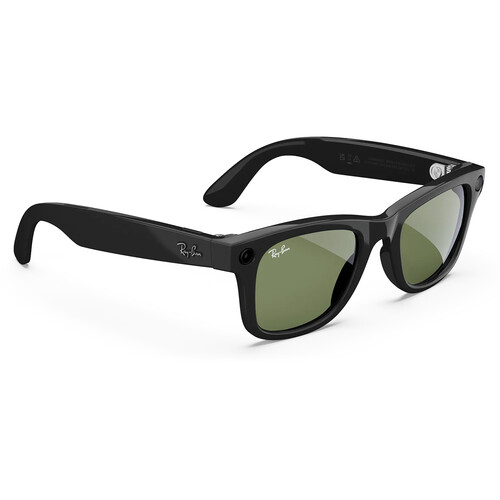 Meta Ray-Ban Wayfarer Glasses (Shiny Black Large Gen 1)