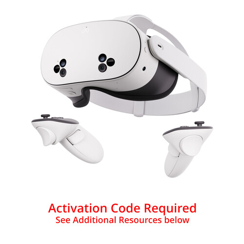 Meta Quest 3S Advanced All-in-One VR Headset with Lifetime HMS Subscription for Education (128GB)