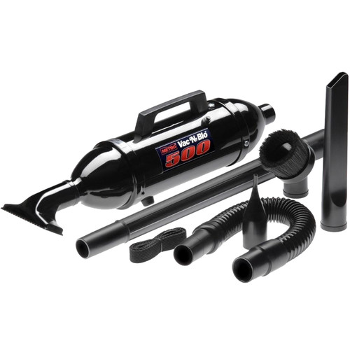 METROVAC Vac N Blo Jr 12V Hand Vac and Blower with Attachments (Black)