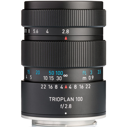 Meyer-Optik Gorlitz Trioplan 100mm f/2.8 II Lens for M42 (Black)