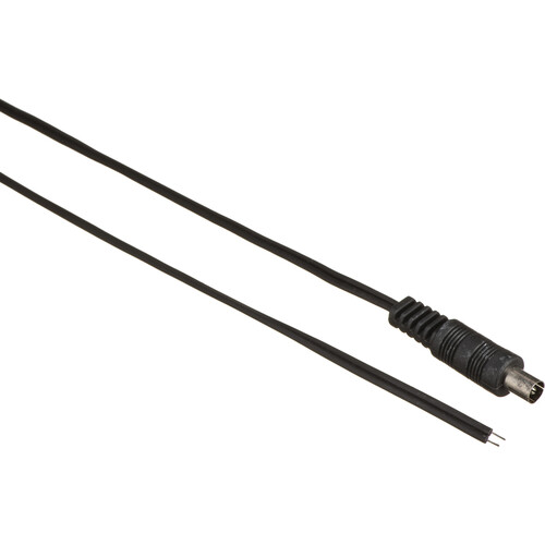 MG Electronics 2.1mm Male to Bare Wire Power Plug Cable (12