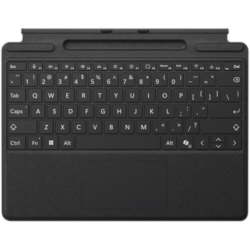 Microsoft Surface Pro Keyboard Cover with Pen Storage (Black Bold Keyset)