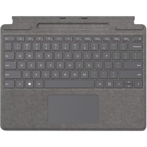 Microsoft Surface Pro Keyboard Cover with Pen Storage (Platinum)