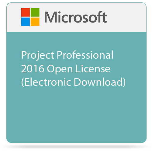 Microsoft Project Professional 2016 Open License H30 05613 B H