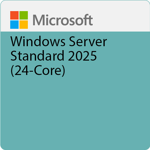 Microsoft Windows Server 2025 Standard Edition (64-Bit 24-Core OEM DVD)