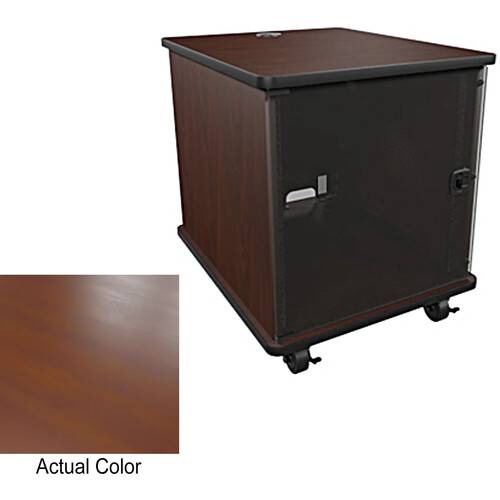 Middle Atlantic MFR-1227E0 MFR Series Mobile Furniture Rack (Biltmore Cherry 12 RU)
