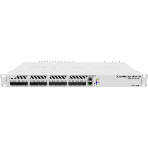 MikroTik CRS317-1G-16S+RM 16-Port 10G SFP+ Managed Network Switch
