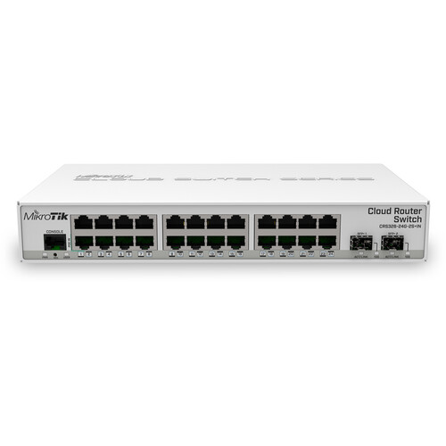 MikroTik CRS326-24G-2S+IN 24-Port Gigabit Managed Router Switch