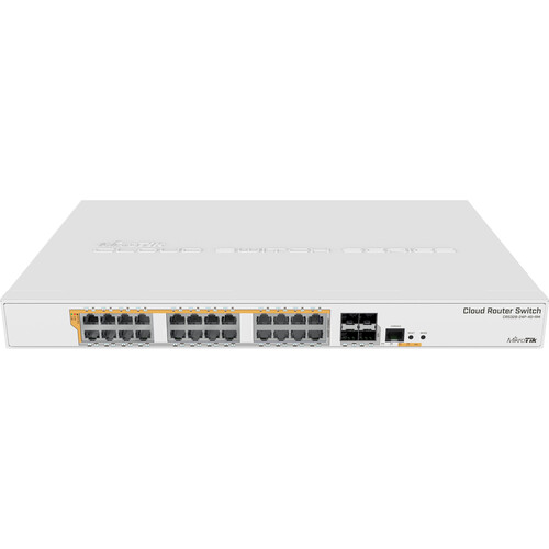 MikroTik CRS328-24P-4S+RM 24-Port Gigabit PoE+ Compliant Router Switch