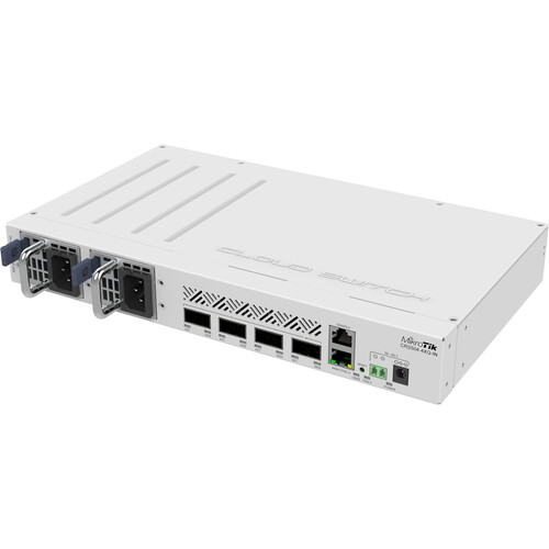 MikroTik CRS504-4XQ-IN 4-Port 100G QSFP28 Managed Network Switch