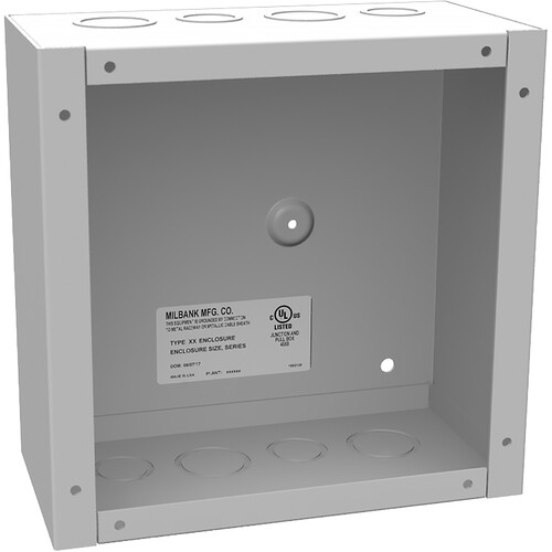 Milbank Surface-Mount Indoor Junction Box (8 x 8 x 4