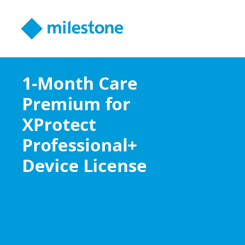 Milestone 1-Month Care Premium for XProtect Professional+ Device License