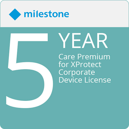 Milestone 5-Year Care Premium for XProtect Corporate Device License