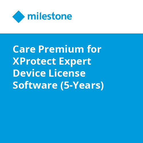 Milestone Care Premium for XProtect Expert Device License Software (5-Years)