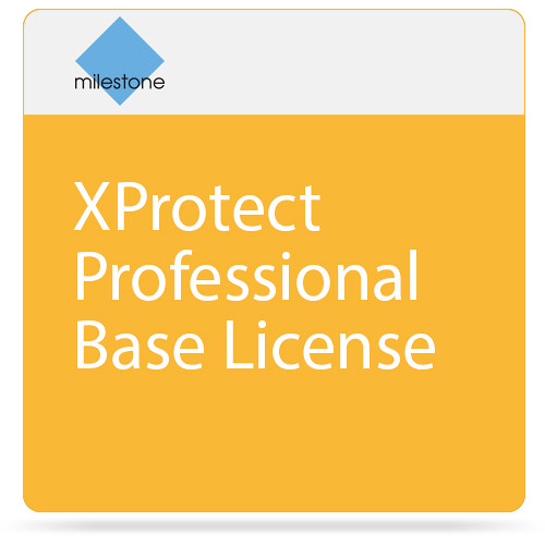Milestone XProtect Professional Base License XPPBL B&H Photo