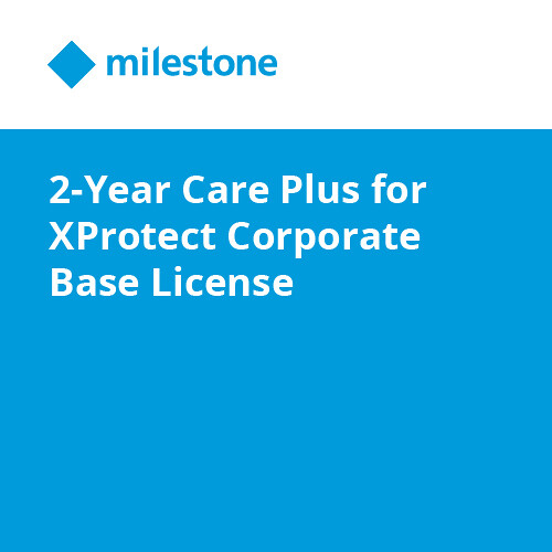 Milestone 2-Year Care Plus for XProtect Corporate Base License