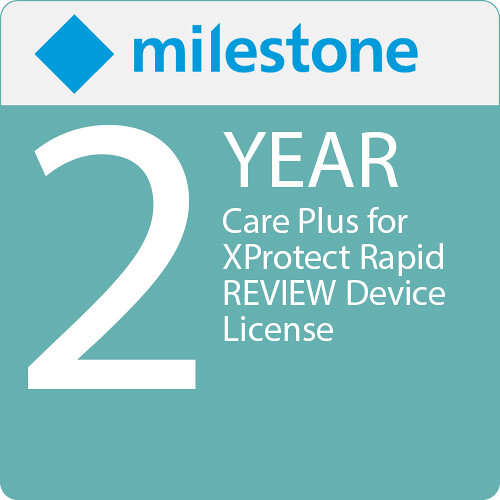 Milestone 2-Year Care Plus for XProtect Rapid REVIEW Device License