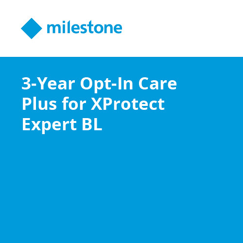 Milestone 3-Year Opt-In Care Plus for XProtect Expert BL