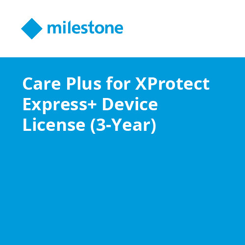 Milestone Care Plus for XProtect Express+ Device License (3-Year)