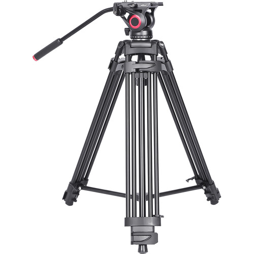 miliboo MTT601A Professional Aluminum Tripod and Fluid Head with Mid-Level Spreader