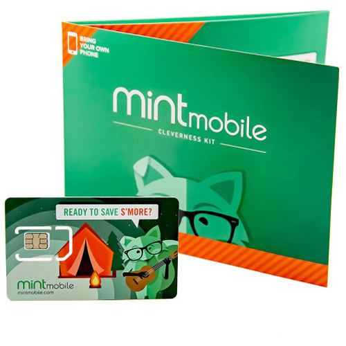 Mint Mobile 7Day 100MB Prepaid SIM Card Trial Kit MINTSTKIT01