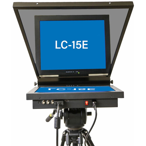Mirror Image LC-15E LCD Teleprompter with Height-Adjustable Camera Platform