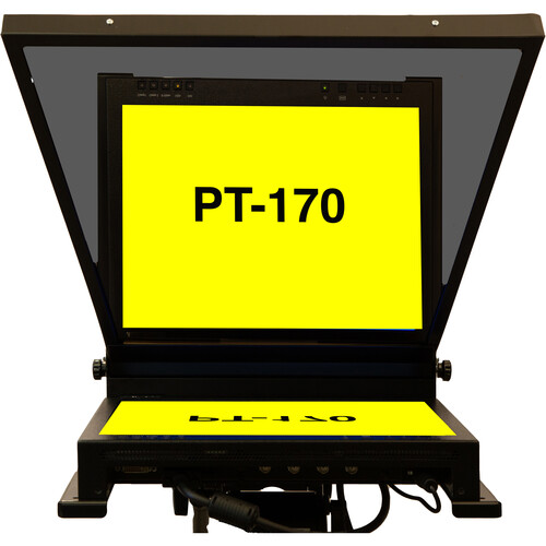 Mirror Image PT-170 SDI Superbright PTZ Teleprompter with Pan-Tilt Camera Mount (17
