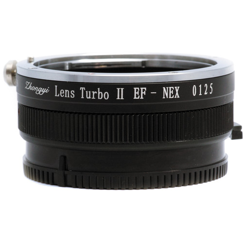 Zhongyi Mitakon Turbo II Focal Reducer Booster Adapter Nikon F AI Lens to Sony E NEX Camera