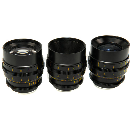 Mitakon Zhongyi Speedmaster S35 20 35 & 50mm T1 Cine 3-Lens Bundle (Nikon Z)