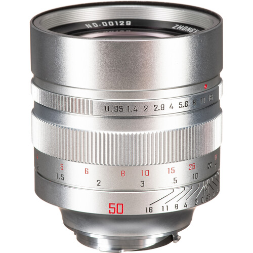Mitakon Zhongyi Speedmaster 50mm f/0.95 Lens (Leica M Silver)