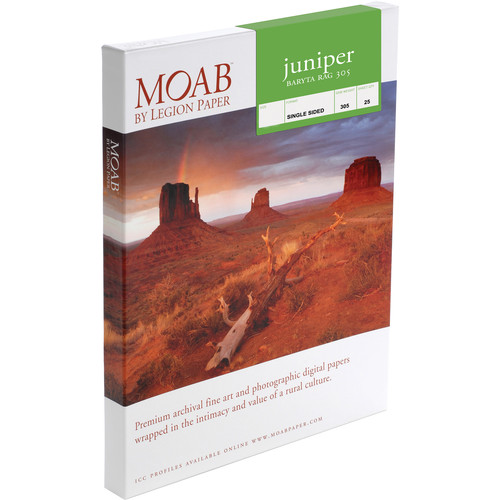 Moab Juniper Baryta Rag 305 Paper (A2 16.5 x 23.4