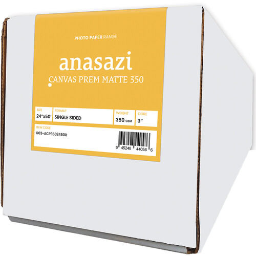 Moab Anasazi Canvas Premium Matte 350 Inkjet Photo Paper (24