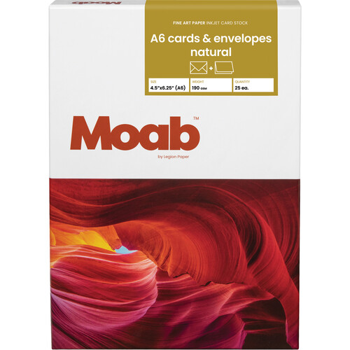 Moab Artist Cards (Natural White 4.5 x 6.25