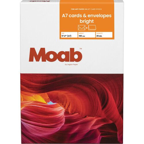 Moab Artist Cards (Bright White 5 x 7
