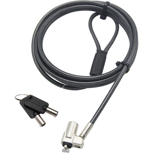 Mobile Edge Ultra-Slim Laptop Key Cable Security Lock (6.5')