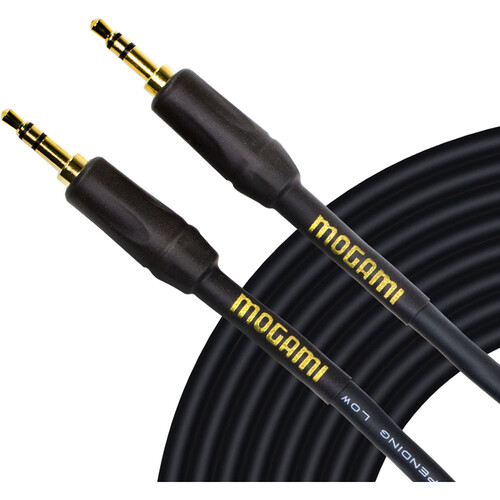 Mogami Gold 3.5mm TRS Male to 3.5mm TRS Male Stereo Audio Cable (20')