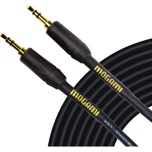 Mogami Gold 3.5mm TRS Male to 3.5mm TRS Male Stereo Audio Cable (10')