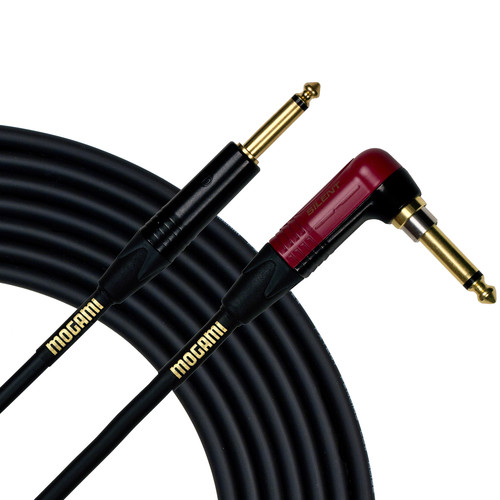 Mogami Gold Instrument Silent R-25 Cable (Right-Angle/Straight 25')