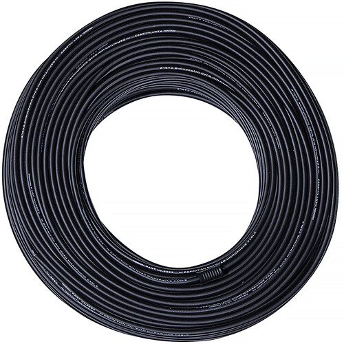 Mogami W2893 Neglex Quad Miniature Superflexible Mic Bulk Cable (Black 328')