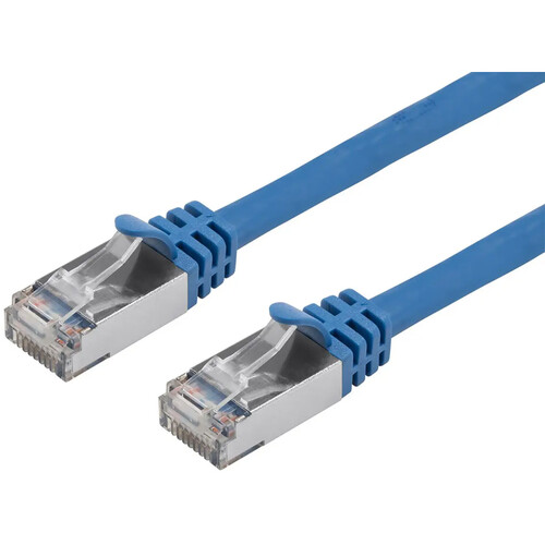 Monoprice Entegrade Cat 7 S/FTP Double-Shielded Ethernet Patch Cable (3' Blue)