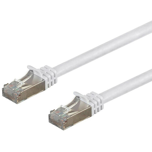 Monoprice Entegrade Cat 7 S/FTP Double-Shielded Ethernet Patch Cable (3' White)