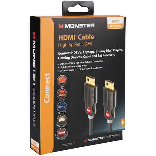 Monster Cable Digital Life HighPerformance SuperThin 8' 140786