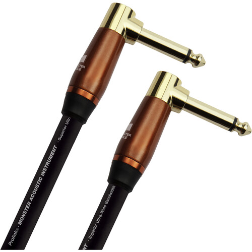 Monster Cable Prolink Acoustic Series Right-Angle 1/4