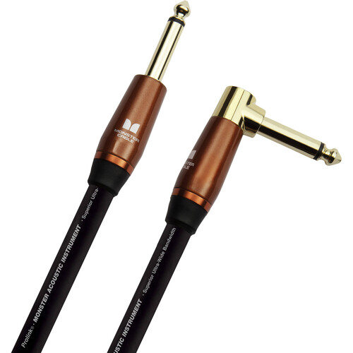 Monster Cable Prolink Acoustic Series Right-Angle 1/4