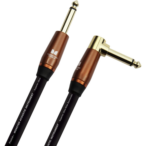 Monster Cable Prolink Acoustic Series Right-Angle 1/4