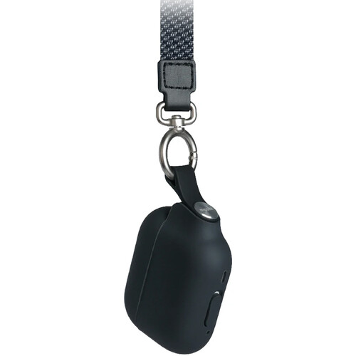 Moshi Pebbo Protective Case for AirPods and AirPods Pro 2 (Shadow Black)